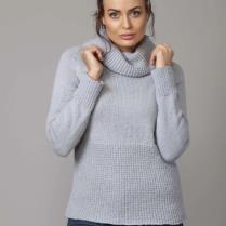 (TX321 Raglan Cowl Sweater)